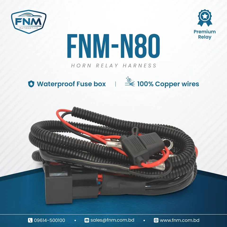 FNM-N80-Horn Relay Harness (Premium)